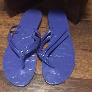 Coach flip flops
